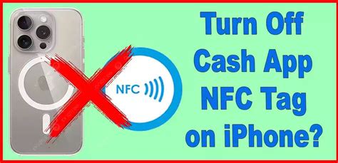 cash app nfc tag turn off iphone|cash app identifier code.